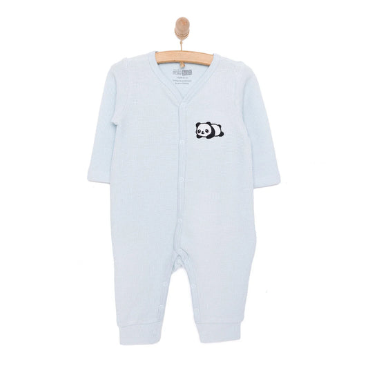 HelloBaby Newborn Baby Boy Jumpsuit - Light Blue