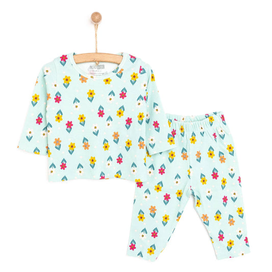 HelloBaby Baby Girl Long Sleeve Pyjamas Set - Multicolour