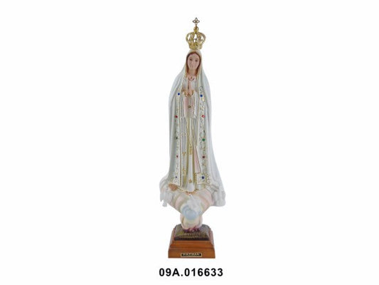 ART. RELIGIOSO -IMAGEM PINTADA C/BRILHANTES 45CM