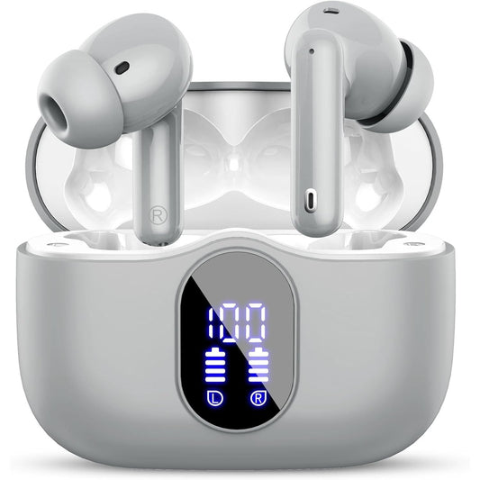 Wireless Earbuds Bluetooth 5.3 Deep Bass 36H Playtime Noise Cancel Btootos