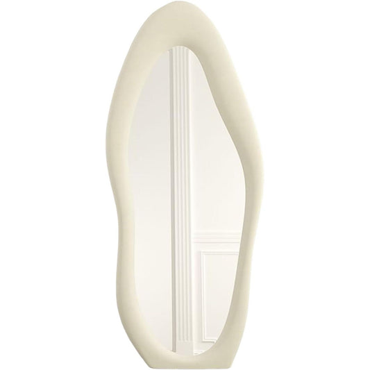 Asymmetrical Wavy Full Length Mirror 168x68cm Arch Floor Standing CEIEVER