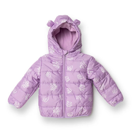 HelloBaby Floral Printed Girl Coat - Printed