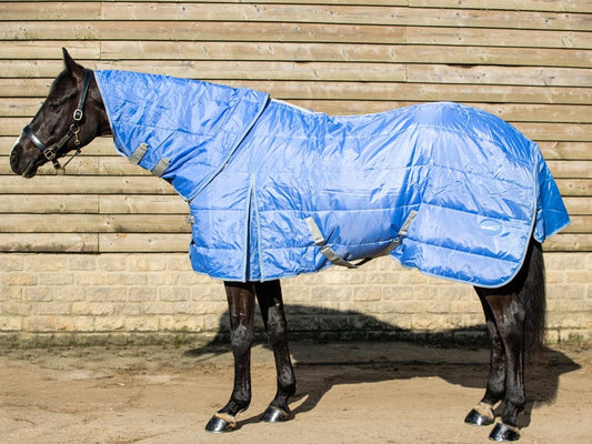 100g Stable Rug With Detachable Neck - Cornflower | Luxury Home Accessories | Heulog Glow