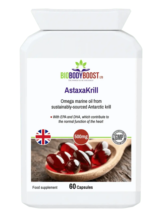AstaxaKrill Antarctic Krill Oil 500mg - 60 Capsules