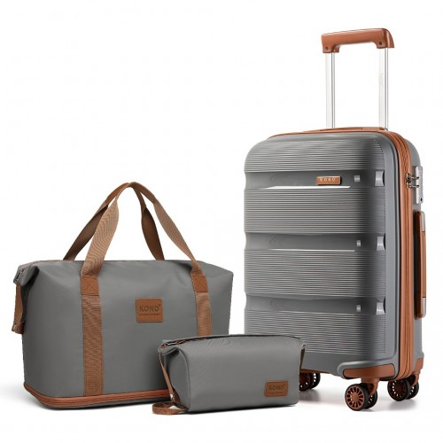 Kono K2092L 20 inch suitcase and EA2212 travel bag