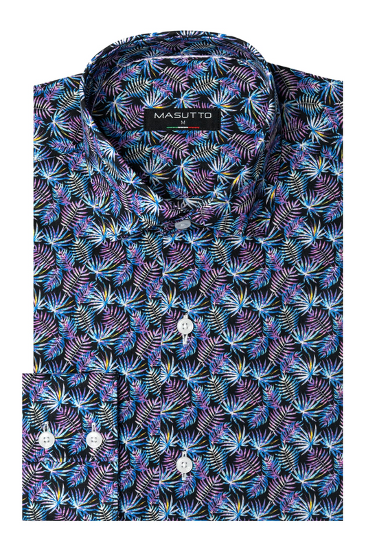 MASUTTO ADOLFO/18 LONG SLEEVE BUTTON DOWN SHIRT