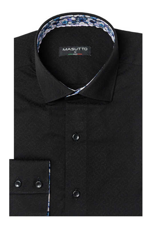 MASUTTO WILSON/18 LONG SLEEVE BUTTON DOWN SHIRT