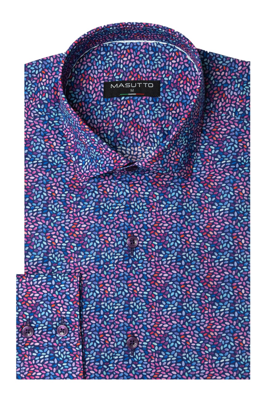 MASUTTO BITTO/92 LONG SLEEVE BUTTON DOWN SHIRT