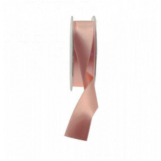 Rose Gold Satin Ribbon 25mm