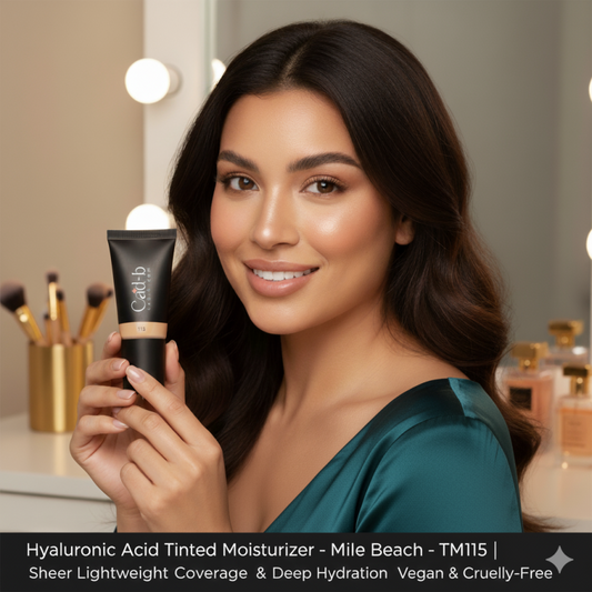 Hyaluronic Acid Tinted Moisturizer – Mile Beach – TM115 | Sheer Lightweight Coverage & Deep Hydration | Vegan & Cruelty-Free