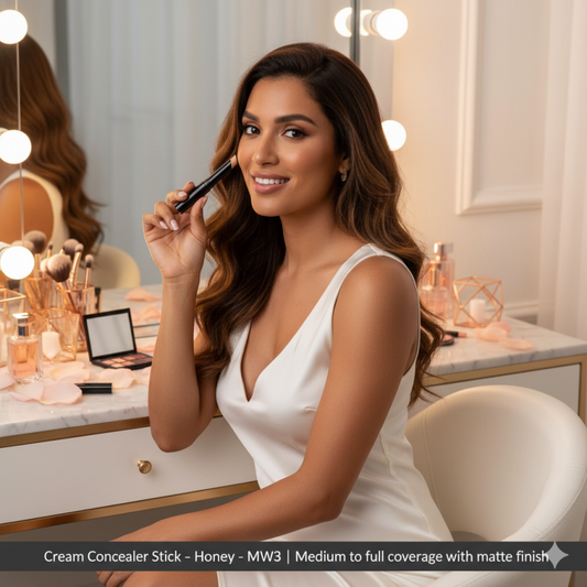 Cream Concealer Stick - Honey - MW3 | Medium to full coverage with matte finish