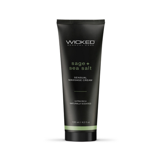 Wicked Sensual Care Sage And Sea Salt Massage Cream 120ml