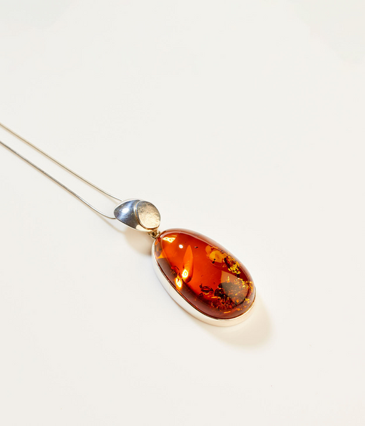 OOAK Amber Dawn Pendant