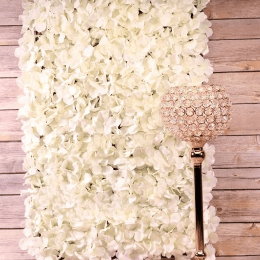 Cream Hydrangea Flower Wall Bundle (2m x 3m)
