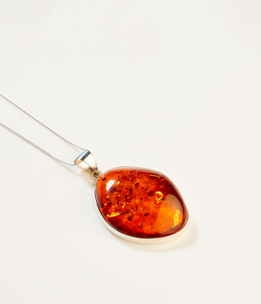OOAK Maple Fade Amber Pendant