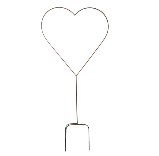 Large Metal Heart Stake