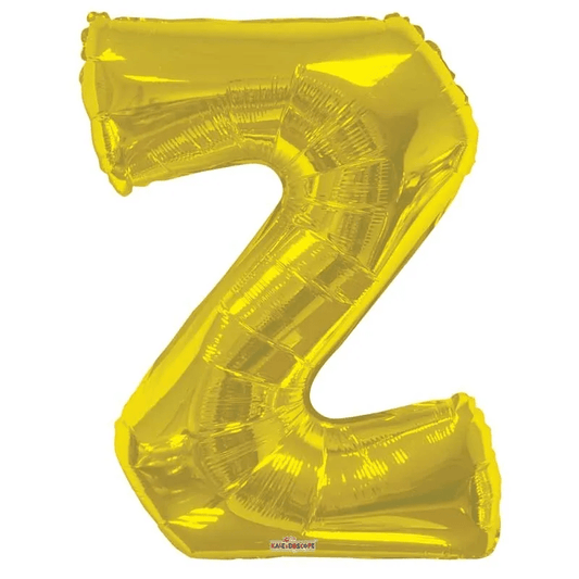 34" Letter Balloon - Z - Gold