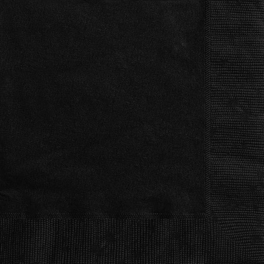 Black Party Napkins