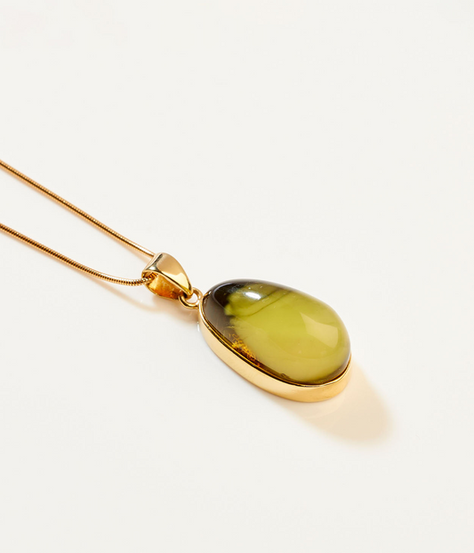 OOAK Green Meadow Glow Pendant