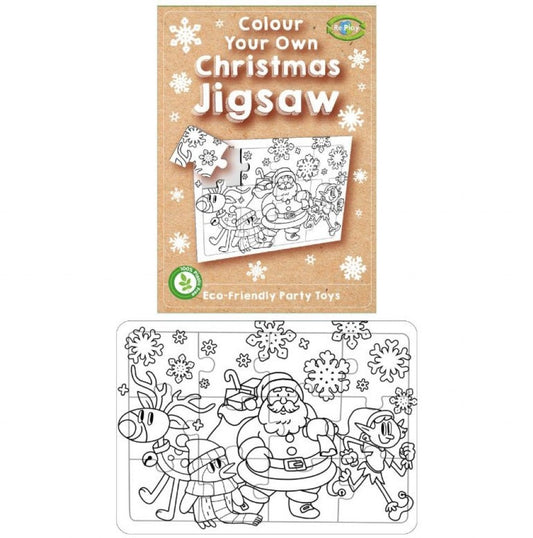 Colour Your Own Christmas Jigsaw