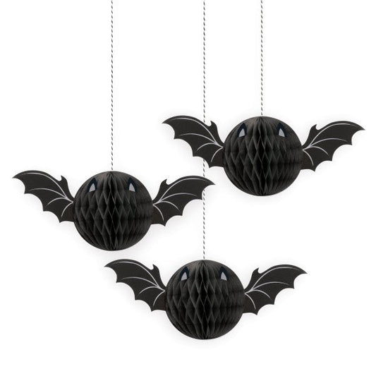 Bat Honeycomb Hanging Decorations