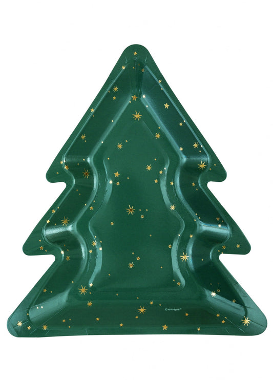 Modern Tree Shaped Plates (8.25 Inch)