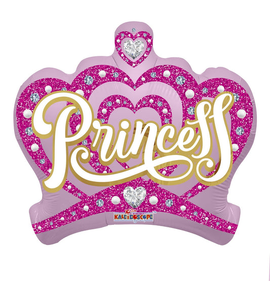 Metallic Princess Crown Balloon - 18 Inch
