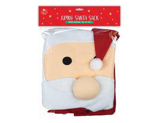 Jumbo Christmas Santa Sack (90cm x 55cm)