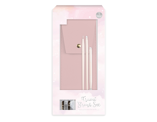 Travel Makeup Brush Set (5pc)