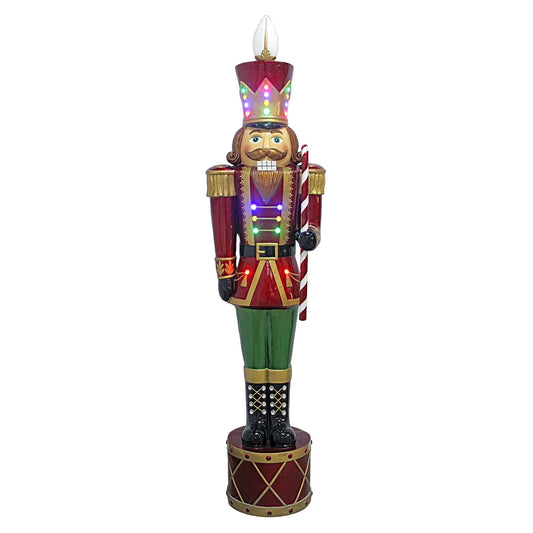 Nutcracker with Candy Cane & LED Light (152cm)