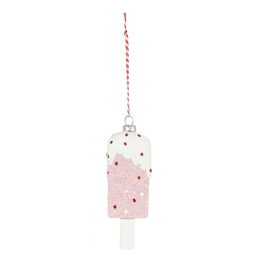 Pink Ice Lolly Hanging Decoration (13.5cm)