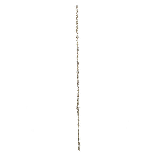 Champagne Sparkle Box Leaf Garland (180cm)
