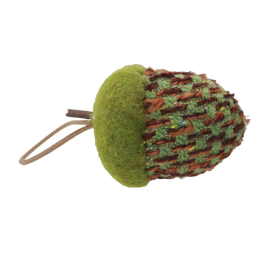 Patterned Acorn Ornament (9cm)