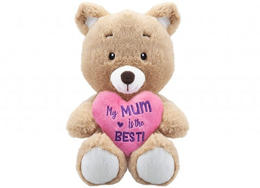 Kendall Sitting Value Bear with Mum Heart (30cm)