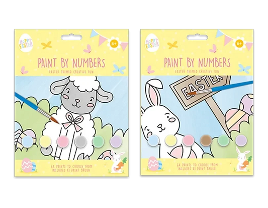 Easter Paint By Number Book with Paints