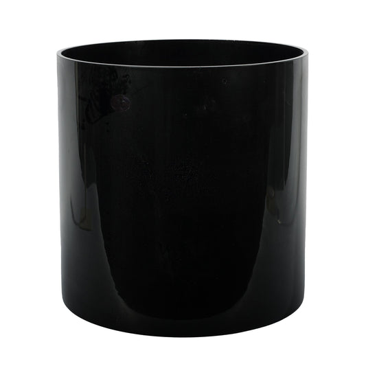 Cylinder Vase - Black Gloss - H25x25cm