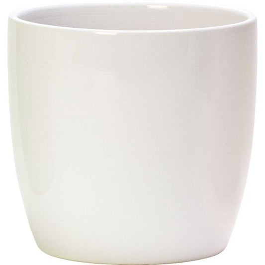 Swan White Ceramic Oxford Plant Pot (Pack of 4)