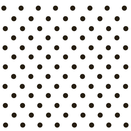 Black Polka Dot Clear Cello (60mx80cm)