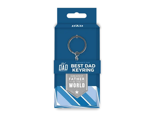 Worlds Best Dad Metal Keyring