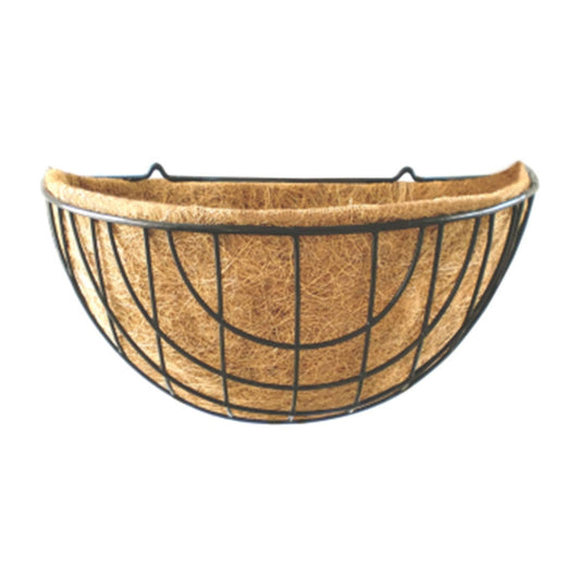 Wire Wall Basket with Coco Liner (25cm)