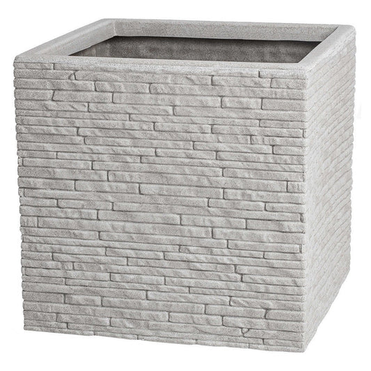 Stone Square Slate Effect Planter (30cm)