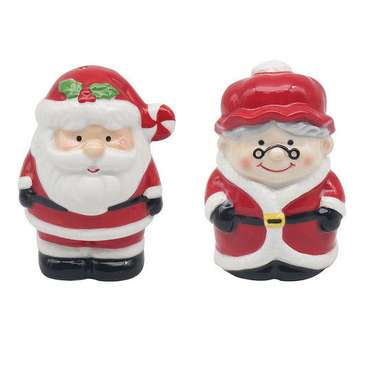 Santa & Wife Salt & Pepper Shakers