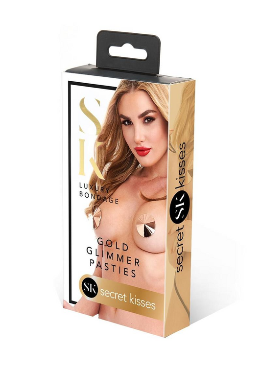 Secret Kisses Rose Gold Glimmer Pasties
