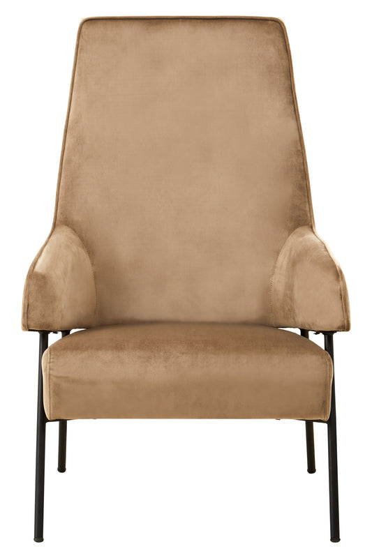 Henia Mink Velvet Chair