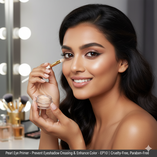 Pearl Eye Primer – Prevent Eyeshadow Creasing & Enhance Color – EP10 | Cruelty-Free, Paraben-Free