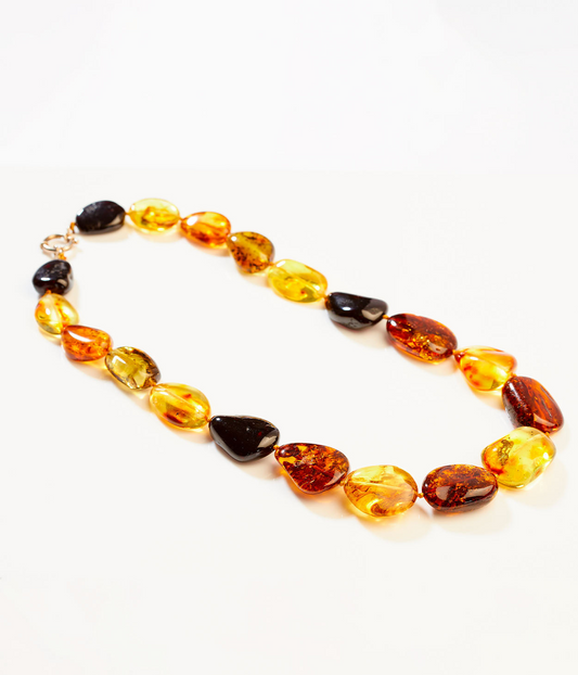 OOAK RAW Amber Harmony Necklace