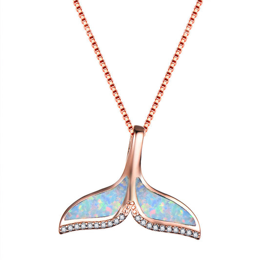 Fashion Creative Fishtail Lady Small Necklace