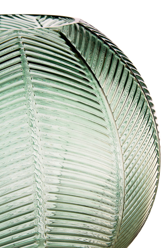 Complements Fern Green Large Glass Vase