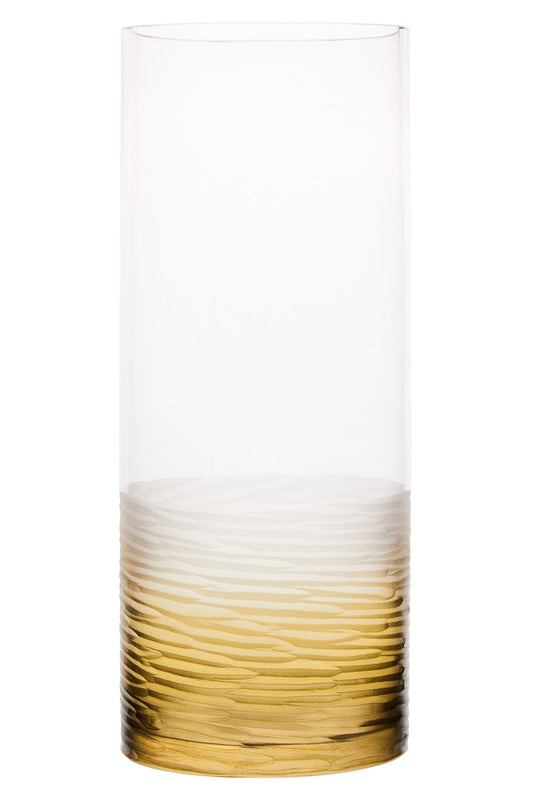 Caila Large Textured Ombre Glass Vase
