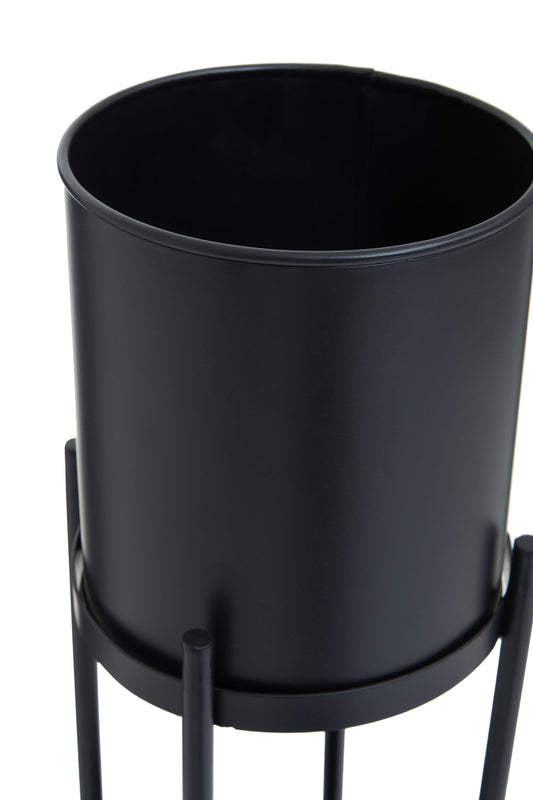 Asher Two Tier Black Plant Stand